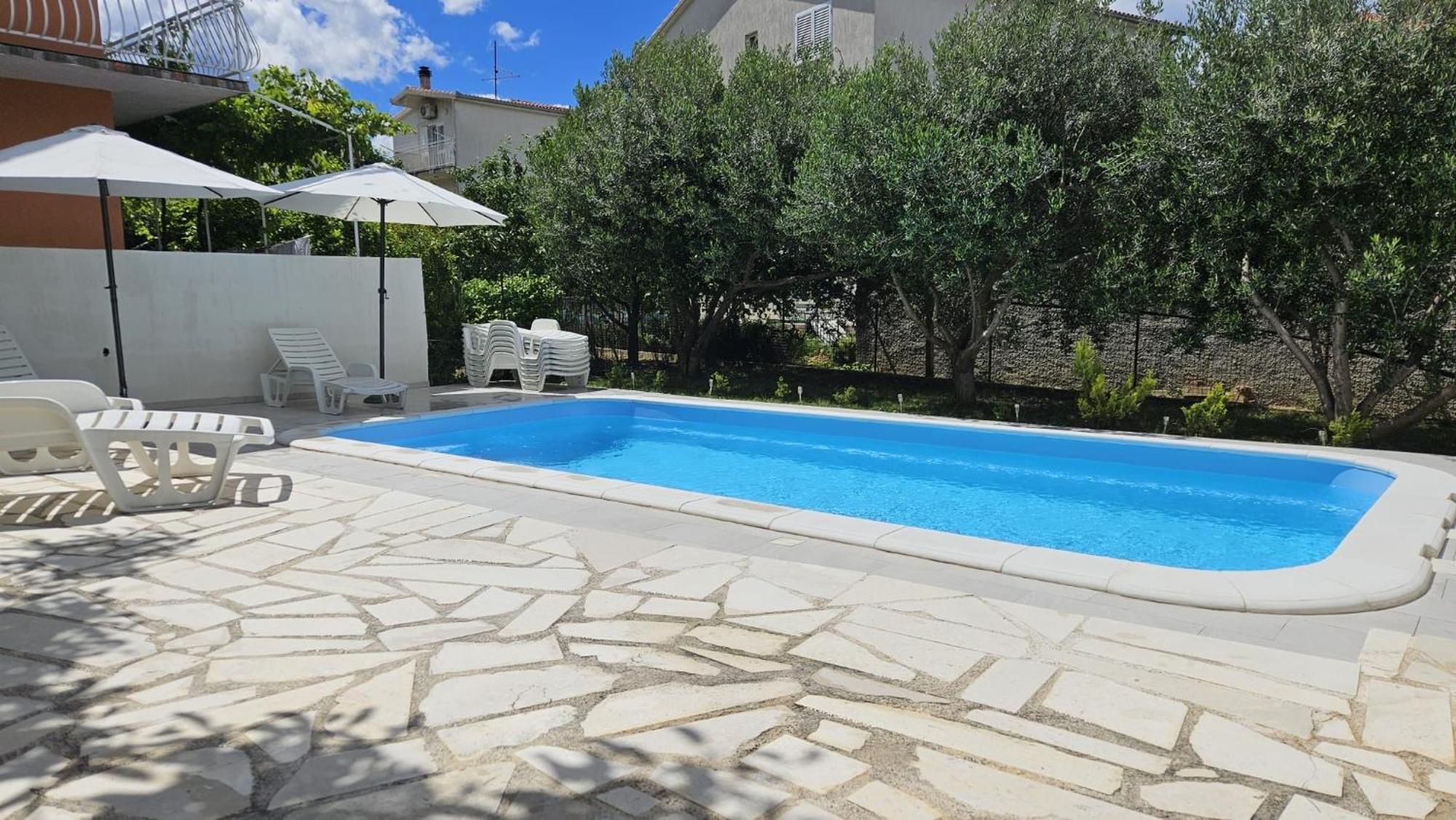 Apartmán Mia With Pool1 Split